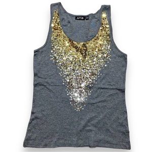 Sparkly tank top by Apt 9